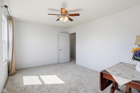 Bedroom at 14680 Hinton Drive, Fishers, IN — Bright, spacious bedroom with excellent natural light.