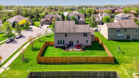 Backyard at 14680 Hinton Drive, Fishers, IN