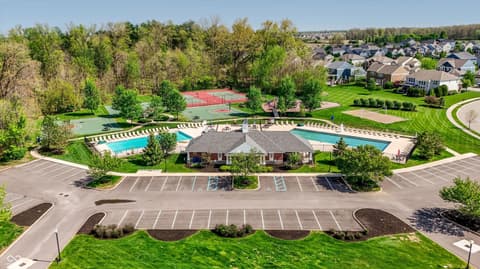 Aerial view at 14680 Hinton Drive, Fishers, IN