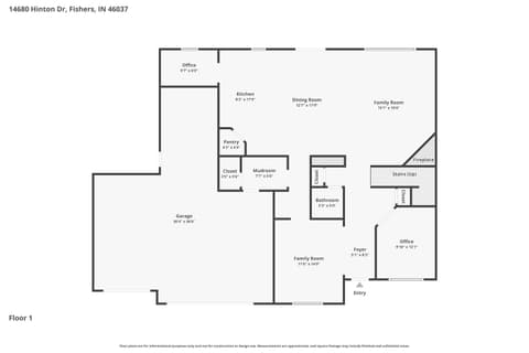 Floor Plan — 14680 Hinton Drive, Fishers, IN