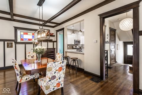 Dining room at 2114 Broadway Street, Indianapolis, IN