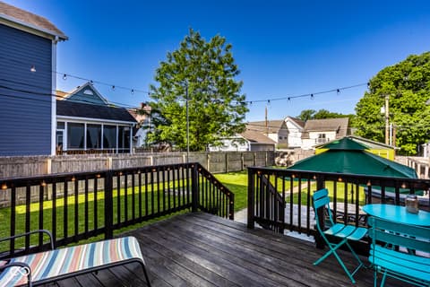 Outdoor living area at 2114 Broadway Street, Indianapolis, IN