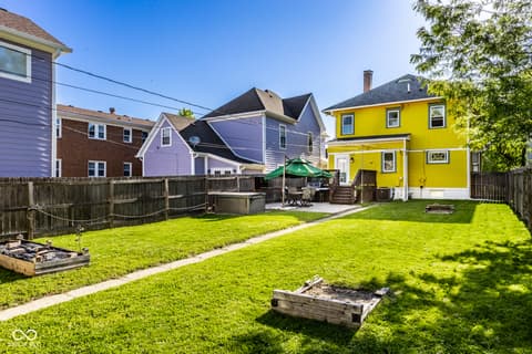Backyard at 2114 Broadway Street, Indianapolis, IN