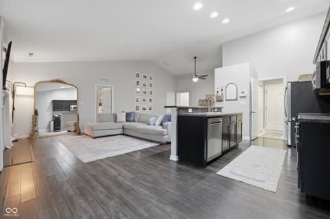 Living room at 5780 Blue Sky Drive, Whitestown, IN