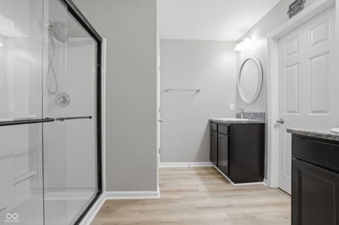 Primary bathroom at 5780 Blue Sky Drive, Whitestown, IN