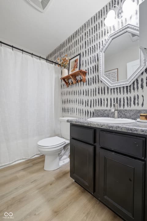 Bathroom at 5780 Blue Sky Drive, Whitestown, IN