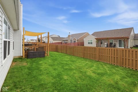Yard at 5780 Blue Sky Drive, Whitestown, IN