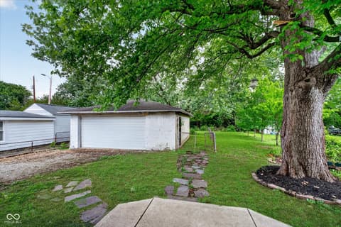Yard at 301 N Cole Street, Indianapolis, IN