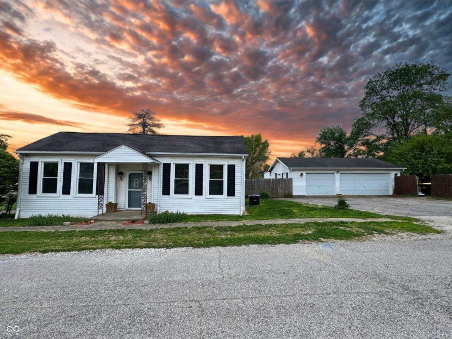 Front exterior at 15 N 7th Street, Gosport, IN
