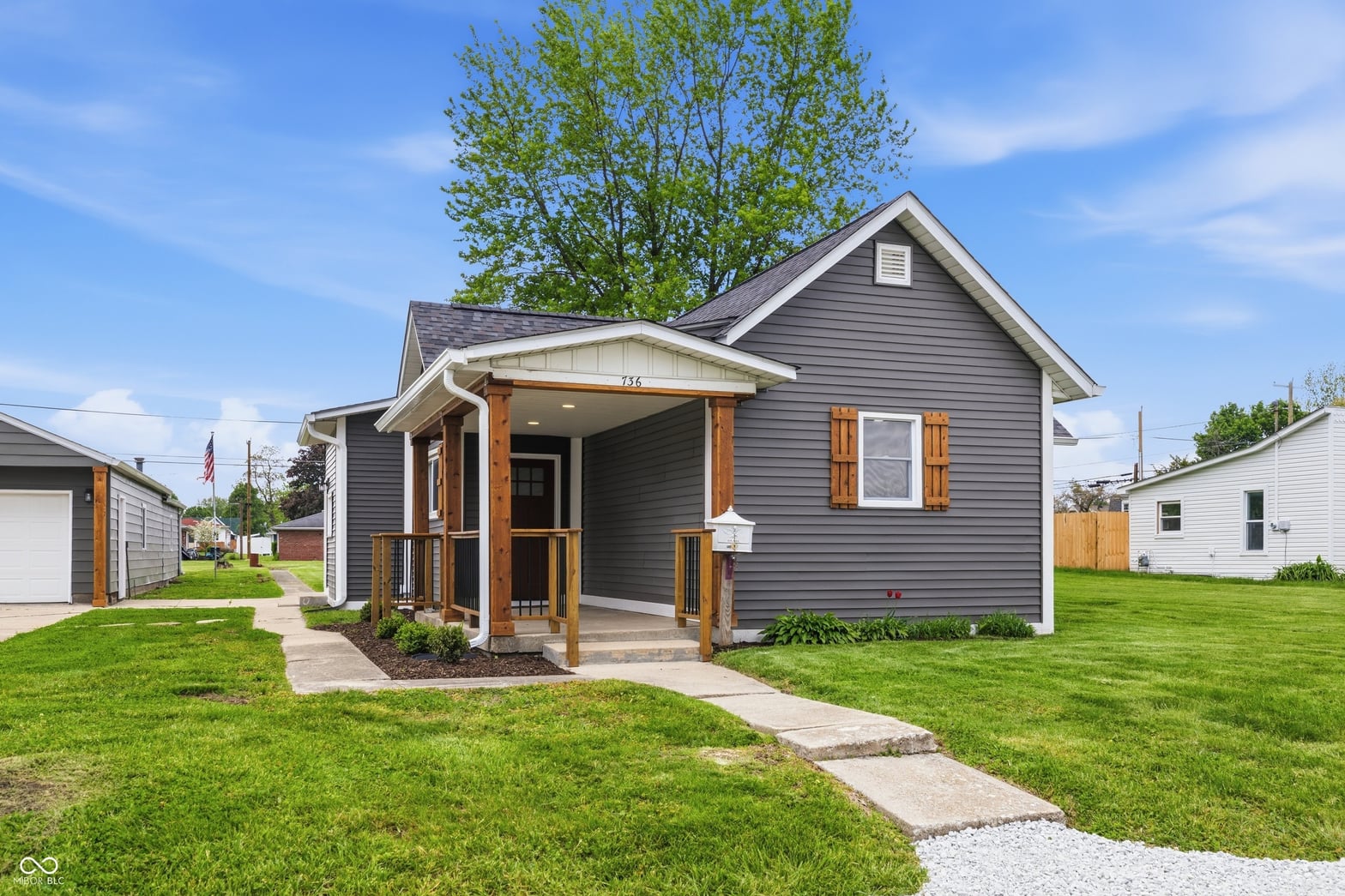 Front exterior at 736 N 13th Street, Elwood, IN
