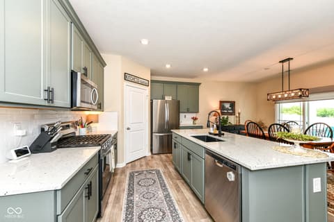 Kitchen at 7209 Parkstay Lane, Camby, IN