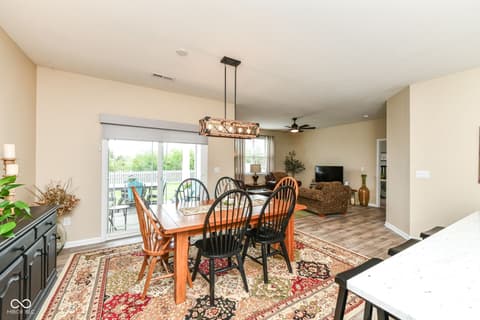 Dining room at 7209 Parkstay Lane, Camby, IN