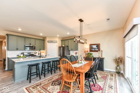 Dining room at 7209 Parkstay Lane, Camby, IN