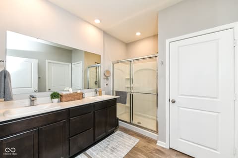Bathroom at 7209 Parkstay Lane, Camby, IN