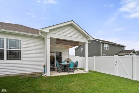 Backyard at 7209 Parkstay Lane, Camby, IN