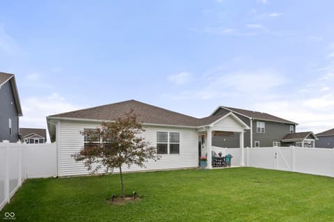 Backyard at 7209 Parkstay Lane, Camby, IN