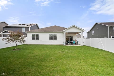 Backyard at 7209 Parkstay Lane, Camby, IN