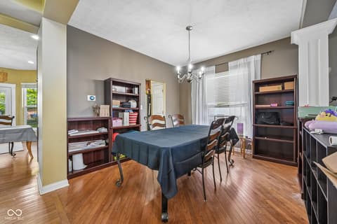 Dining room at 511 Georgetown Road, Greenwood, IN