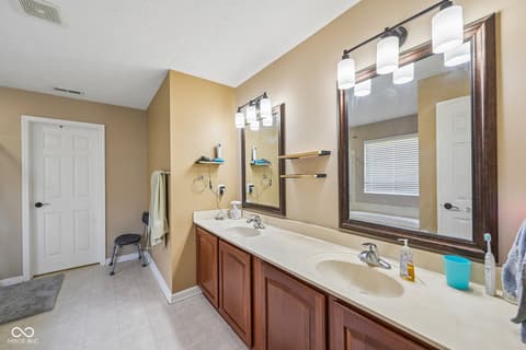 Bathroom at 511 Georgetown Road, Greenwood, IN