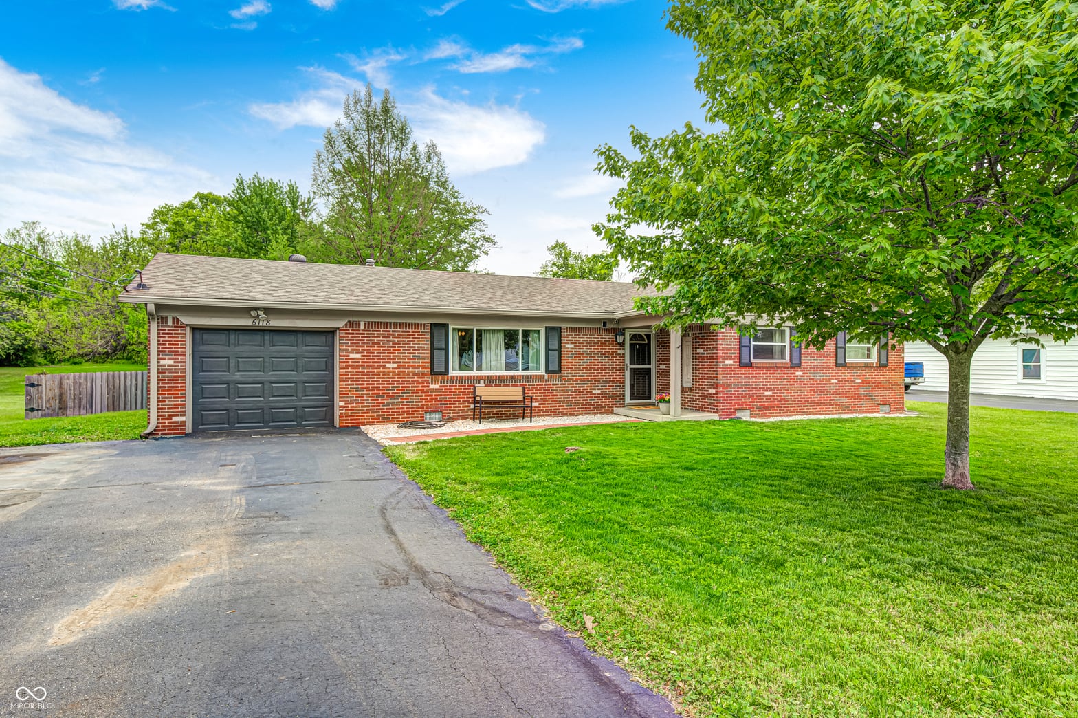 Front exterior at 6118 Nolte Street, Indianapolis, IN