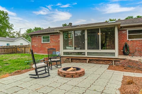 Backyard at 6118 Nolte Street, Indianapolis, IN