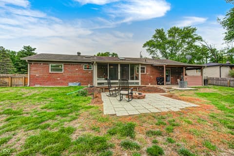 Backyard at 6118 Nolte Street, Indianapolis, IN