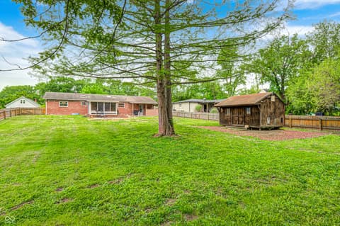 Backyard at 6118 Nolte Street, Indianapolis, IN