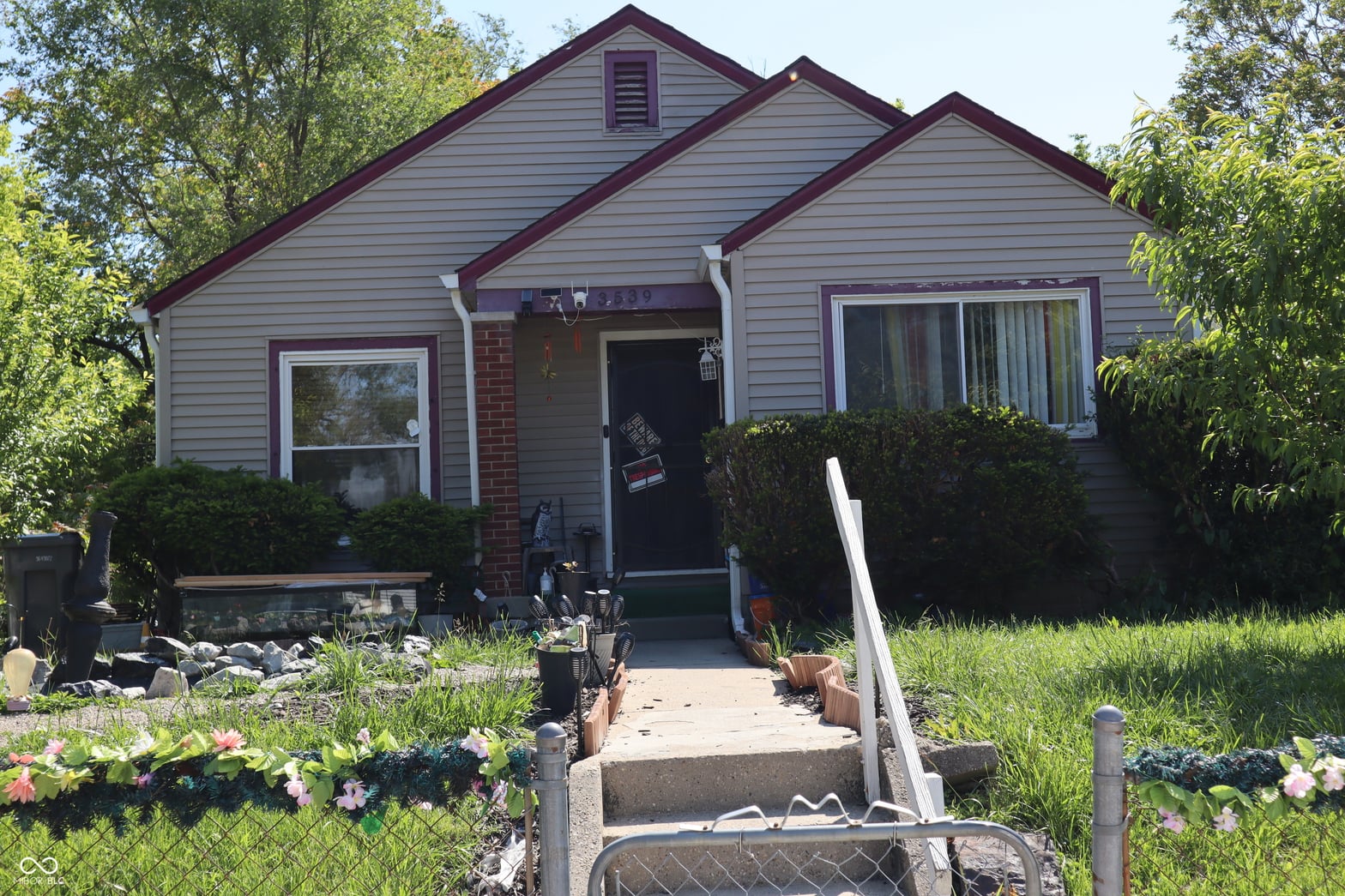 Front exterior at 3539 Brouse Avenue, Indianapolis, IN