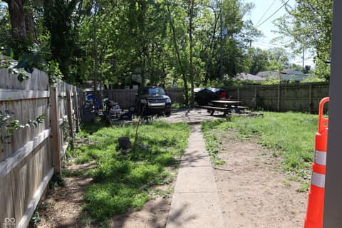 Yard at 3539 Brouse Avenue, Indianapolis, IN