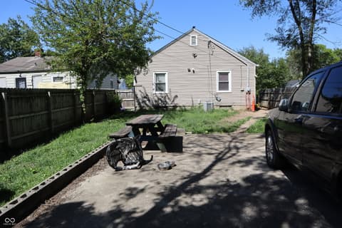 Backyard at 3539 Brouse Avenue, Indianapolis, IN
