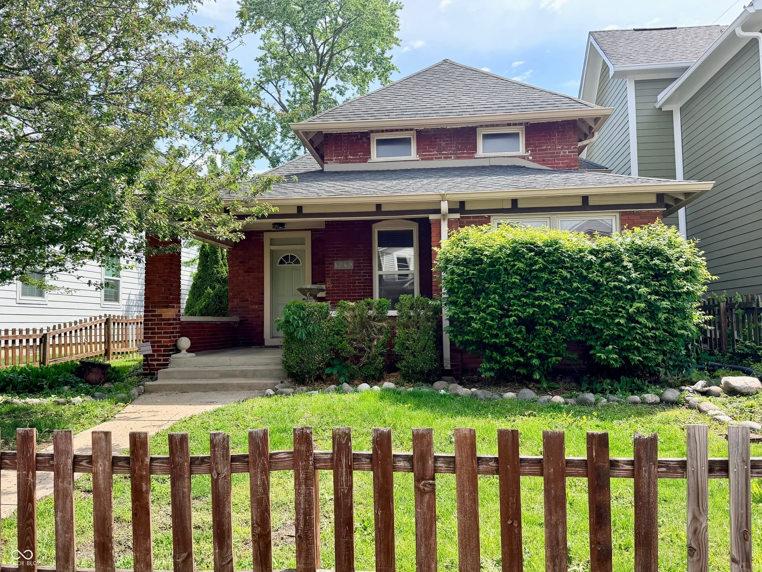 Front exterior at 1249 Union Street, Indianapolis, IN