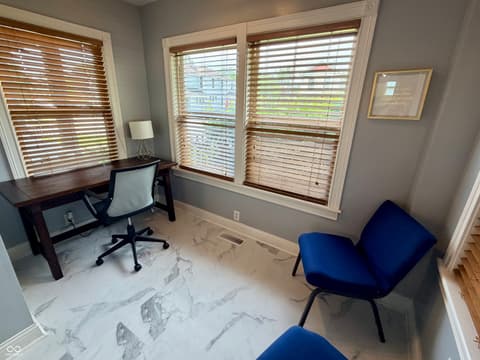 Home office at 1249 Union Street, Indianapolis, IN