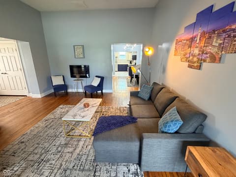 Living room at 1249 Union Street, Indianapolis, IN