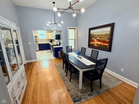 Dining room at 1249 Union Street, Indianapolis, IN