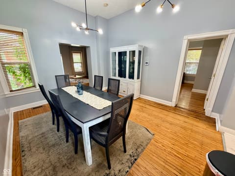 Dining room at 1249 Union Street, Indianapolis, IN