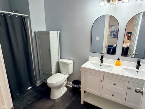 Primary bathroom at 1249 Union Street, Indianapolis, IN