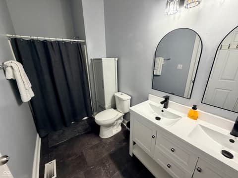 Primary bathroom at 1249 Union Street, Indianapolis, IN