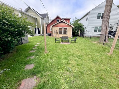 Backyard at 1249 Union Street, Indianapolis, IN