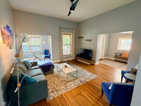 Living room at 1249 Union Street, Indianapolis, IN