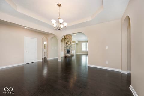 Living room at 6257 Strathaven Road, Noblesville, IN