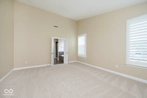 Primary bedroom at 6257 Strathaven Road, Noblesville, IN