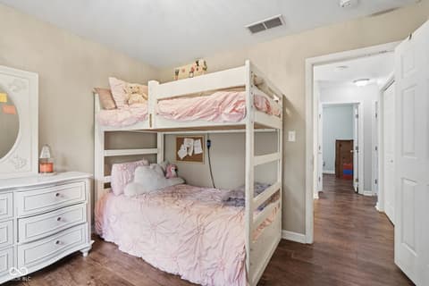 Bedroom at 6804 Erika Lane, Nashville, IN