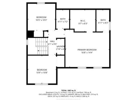 Floor Plan — 6804 Erika Lane, Nashville, IN