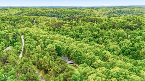 Aerial view at 6804 Erika Lane, Nashville, IN