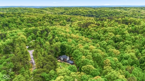 Aerial view at 6804 Erika Lane, Nashville, IN