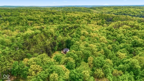 Aerial view at 6804 Erika Lane, Nashville, IN