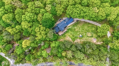 Aerial view at 6804 Erika Lane, Nashville, IN