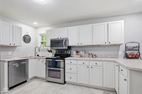 Kitchen at 6804 Erika Lane, Nashville, IN