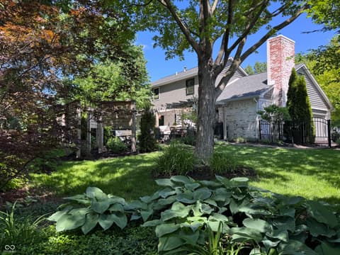 Backyard at 1309 Thornbird Lane, Carmel, IN