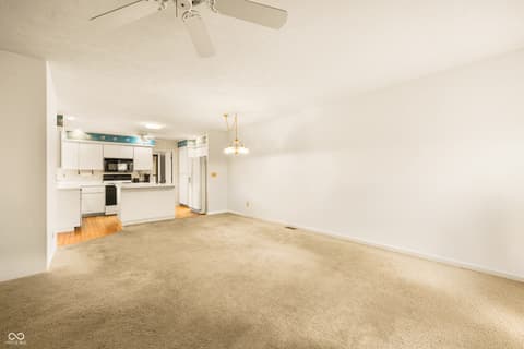 Living room at 1910 Summer Place, Anderson, IN